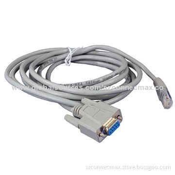 RS232 to RJ45 Networking Cable, Made of Copper Material